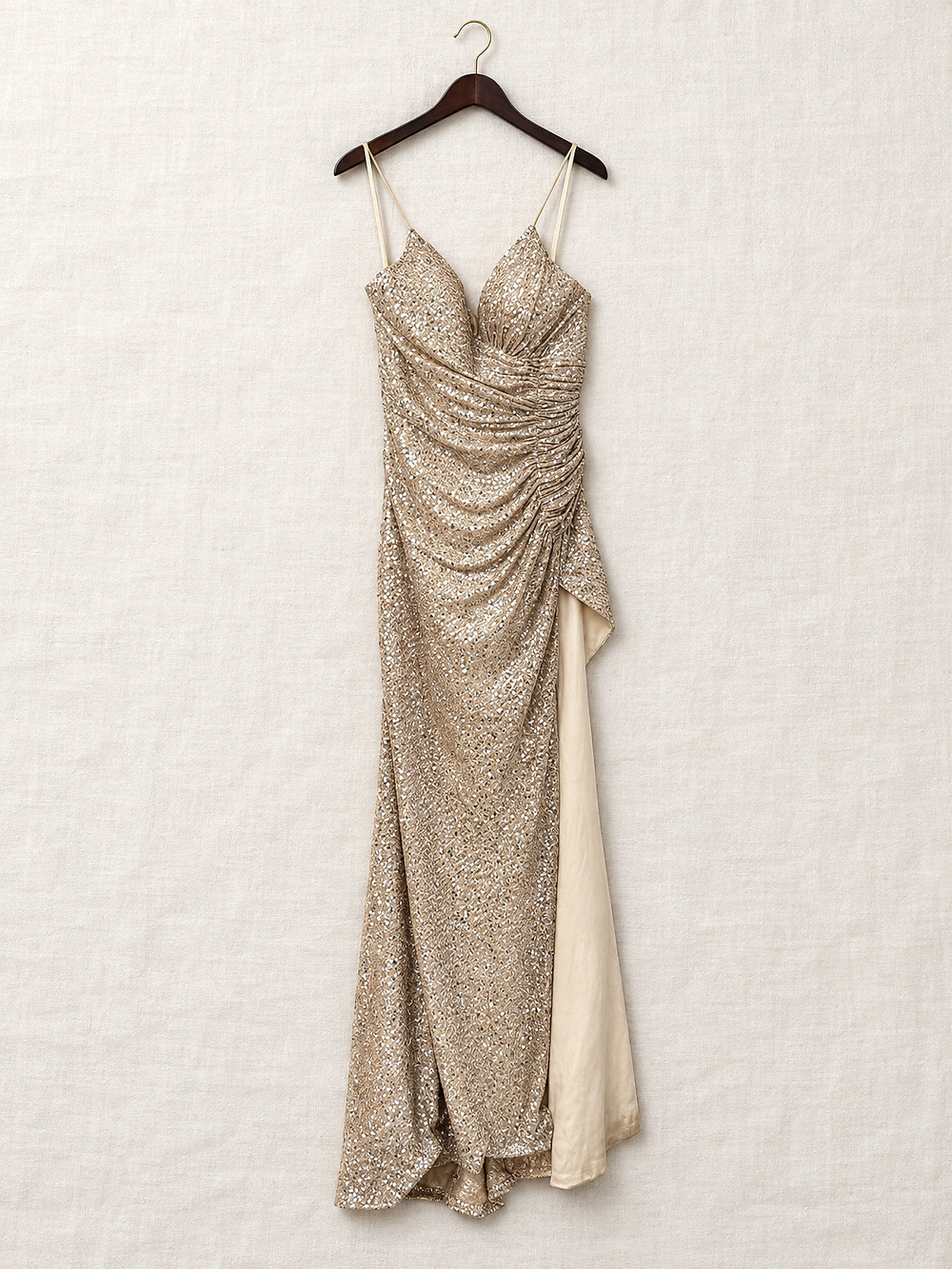⚜️ Cinderella Divine | Sequin Gown | Champagne Gold 💗
